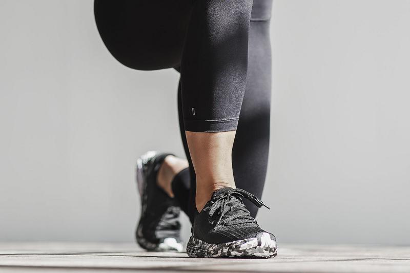 Nobull Wild Granite Ripstop Runner Women's Running Shoes Black | USA R1658V